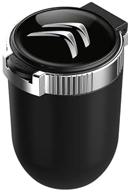 Auto-Aschenbecher für Citroen C3 2020-, Tragbarer Aschenbecher mit Deckel Geruchsdicht für Reisen Zuhause Büro Outdoor Camping Einfache Reinigung Abnehmbar