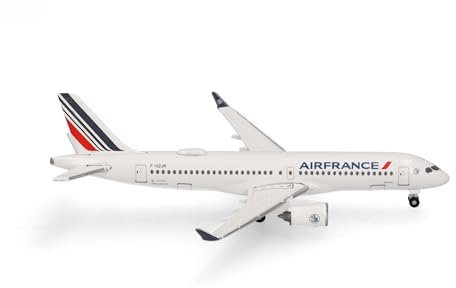 herpa Avion Miniature Air France Airbus A220-300, échelle 1:500, pièce de Collection, modèle sans Socle, métal