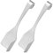 CRILSTYLEO 2St Butter käse messer käseschneider Butter Schneidewerkzeug Butterhobel Küchenzubehör Butterspatel Käseflugzeug Backwerkzeuge und Zubehör Rostfreier Stahl Silver