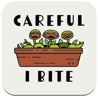 Careful I Bite Venus Trap Fly Carnivorous Plant Carnivorous Planter Gardening Pot – 1 Unit (95 x 95 mm)
