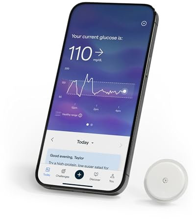 Lingo Continuous Glucose Monitor (CGM) & App. Made by Abbott. Know the Impact of What You Eat.
1 Lingo biosensor lasts up to 14 days. Requires iPhone 11 or later. US Only