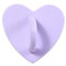 2pcs Adhesive Phone Clasps Hooks, Adhesive Metal Heart Phone Charm Holder, Colorful Phone Stand Holder DIY Phone Case Heart Finger Ring(Purple)