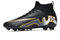 Football Boots Men's Football Trainer Boys Astro Turf Soccer Boots High-Top Spikes Youth Outdoor Training Soccer Shoes Athletics Sneakers Breathable Unisex (9.5,Black 3)
