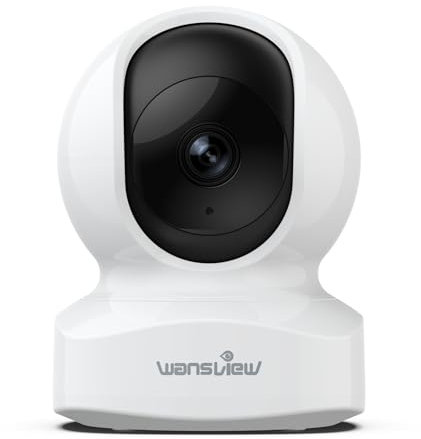wansview Pet Camera, Dog Camera, 5MP 5Ghz Dual-band WiFi Indoor Cameras with APP, Real-time Motion Alert, 2-Way Audio, Night Vision, Pan/Tilt, TF Card Storage, Q5