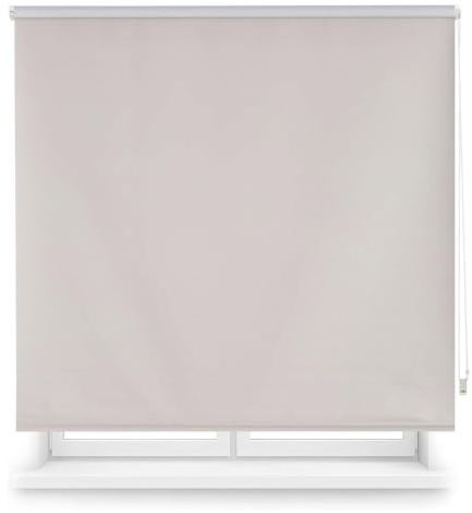 Tenda avvolgibile oscurante tinta unita – grigio 100 x 250 cm (larghezza x lunghezza)/dimensioni del tessuto 97 x 245 cm