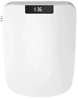 Tapa Wc Universal Tapa de inodoro inteligente cuadrada con bidé electrónico, calefacción, limpieza, secado, for baño(Model 1 L auto open,US PLUG_220V-230V)