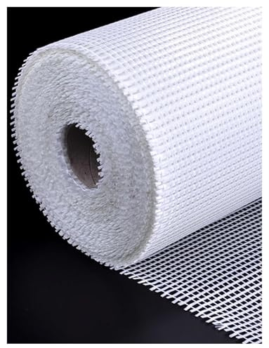 PXAMORTEL Maille de fibre de verre pour plâtre Rouleau de maille de fibre de verre pour la réparation du béton et l'étanchéité des fissures dans les murs 98-492 pieds(98ft)