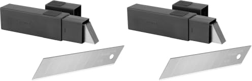 Stanley Fatmax 3-11-725 Snap Off Blade, Silver, 25 mm, Set of 20 Piece (Pack of 2)