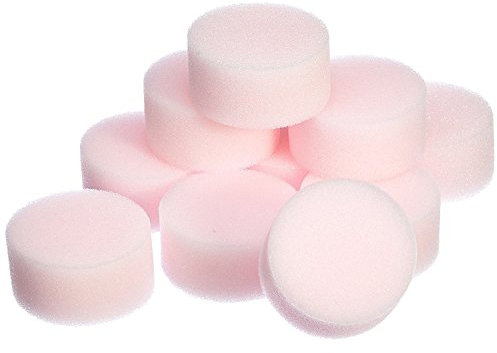 Eulenspiegel - Make-up Schwämmchen - Ø 6 cm, Höhe: 3 cm, feinporig - 5 Stk., Pink - Silikon - Rund - Makeup Application und Blending