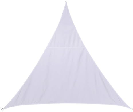 Toile Solaire Voile d'ombrage 5 x 5 x 5 m pour ombrager Votre Jardin, Votre terrasse ou Votre Balcon- Coloris Blanc