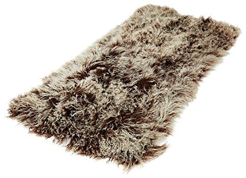 Reissner Lammfelle Tibet Lammfell Auflage TP1 60x120cm Farbe braun (Tops) JAY106 TP1
