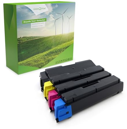 Green2Print Toner Toner-Set, 4 Kartuschen 1x 7000, 3X 5000 Seiten passend für Kyocera ECOSYS M6026CIDN, M6026CDN, M6526CIDN, M6526CDN, P6026CDN, FSC2026MFP, FSC2026MFP+, FSC2126MFP, FSC2126MFP+,