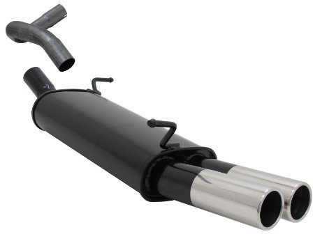 Novus Sportauspuff Gruppe N 2x76mm