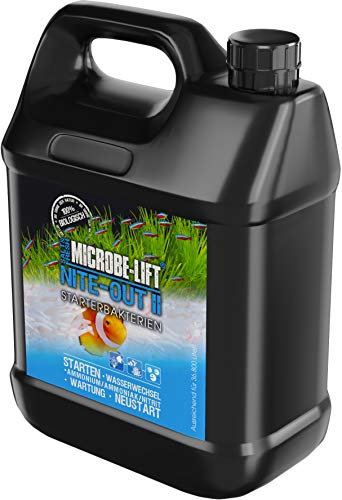 MICROBE-LIFT Nite-Out II – Bakterienstarter für Süßwasser & Meerwasser Aquarium, für schnellen Fischbesatz, 3785 ml, mehrfarbig, NITEH64