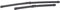 OXIMO Scheibenwischer Set Auto - Wischerblätter Set für Frontscheibe 600 mm/400 mm - Autoscheibenwischer Vorne Auto Zubehör - Citroën C3 Picasso/Fiat Doblo II/Ford Kuga I/Opel Combo/Twingo