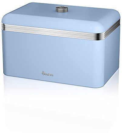 Swan Products Retro Bread Bin, Blue by Swan Products