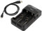 ANSMANN Chargeur pour Pile Lithium 2 (1 x 1 PCE) – Station de Recharge pour accumulateurs AAA et AA NiMH – Appareil pour Recharge Automatique des Piles, livré avec câble Micro USB – Noir