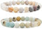 Bivei Natural Gem Halbedelstein-Reiki-Kristalle, handgefertigt, 8 mm runde Perlen, Stretch-Armband