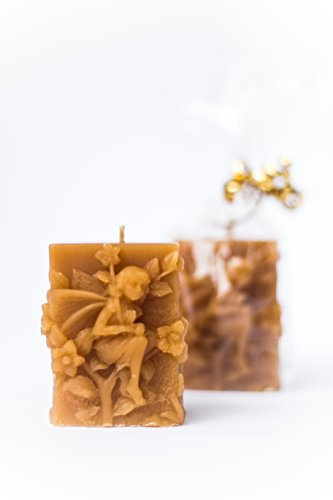 Honey-Gold Fee Kerze 100% Bienenwachs aus Deutschland (1)