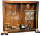 Napa Gift Store Schattenbox für Weinkork und Bierdeckel, Wandmontage oder freistehend, rustikales gebeiztes Holz, 28 x 33 cm