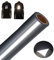 FUNKAKA Heat Transfer Vinyl Reflective Dark Gray HTV Roll, 12 x 10ft Reflective Iron on Vinyl for All Cutter Machine, HTV Vinyl for T-Shirts Easy to Cut & Weed for HTV DIY Design
