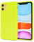 NALIA Neon Case compatible with iPhone 11, Slim Protective Shock Absorbent Silicone Back Cover, Ultra-Thin Mobile Phone Protector Shockproof Bumper Rugged Skin Soft Rubber Coverage, Color:Yellow