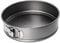 KADAX Teglia da Forno rotonda, Tortiera Apribile, Tortiera in Acciaio antiaderente con Fondo Piatto, Stampo per Torte argento, Stampo Apribile, Teglie Dolci (diametro 24 cm)
