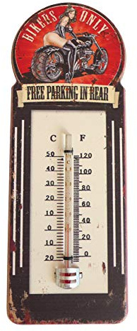 Gartenthermometer Bikers Only Außenthermometer Innenthermometer Thermometer