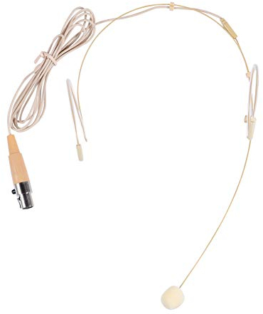 Milisten Head-mounted Mic XLR 3-Pin Richtmikrofon für Verstärker Lautsprecher