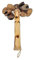 Pangi Fruit Shaker - Bamboo - Handmade Percussion Instrument - 25 cm