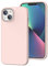 K TOMOTO Compatible avec IPhone 13, [Protection Contre Les Chutes] Coque en Silicone Liquide Antichoc Et Anti-Traces De Doigts avec Doublure en Microfibre pour IPhone 13 6,1 (2021), Sable Rose