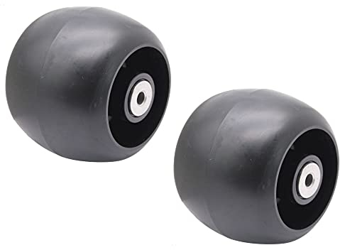 SECURA 2x Stützrad Deckrad (Ø92 x 75mm) kompatibel mit Castelgarden XLHT 270 4WD Rasentraktor