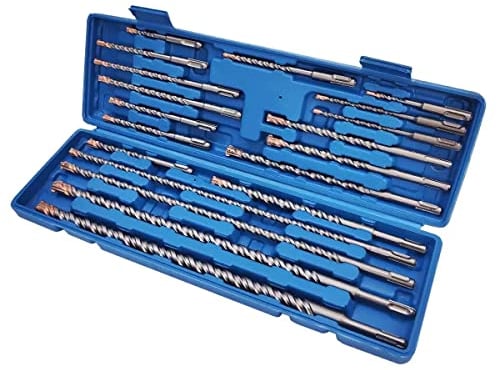 CAVATINY 20tlg SDS Plus Bohrer Set - SDS Hammerbohrer für beton, ziegel, zement, stein mit 4 Schneiden - SDS Plus-Schaft passend für Bohrhammer