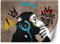 Feeby Fototapete Banksy DJ Affe Betonoptik Musik 250x175 cm mehrfarbig XXL Vlies Wandtapete Tapeten Wohnzimmer Schlafzimmer Jugendzimmer Moderne Design Wandbild Wand Dekoration Graffiti Street Art