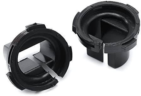 2 x HID H7 Scheinwerfer-Lampen-Adapter-Fassung, Halterung, H7, Xenon-Glühbirne, Befestigungsclips für 2008–2012 Fo.rd K/uga Fernlicht