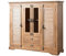 Massivmoebel24.de | Toulouse Highboard aus Massivholz #15 | aus Mangoholz - beige, geölt | 160x45x142 cm | 8 Fächern + 2 Schubladen | Wohnzimmerschrank, Hochkommode | Landhausstil