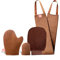 GOSIA Ensemble de gants de graissage de bronzage applicateur de bronzage sans soleil Gants de flocage corporel Outil de graissage Applicateur de gants autobronzants
