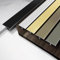 Raouoae Profilo Di Transizione In Acciaio Inox, T Profilo A Striscia Piatta Per Parquet, Striscia Di Copertura In Alluminio 135CM (2 Pezzi), Profilo Di Compensazione Per Rotaia Di Transizione(Champagn