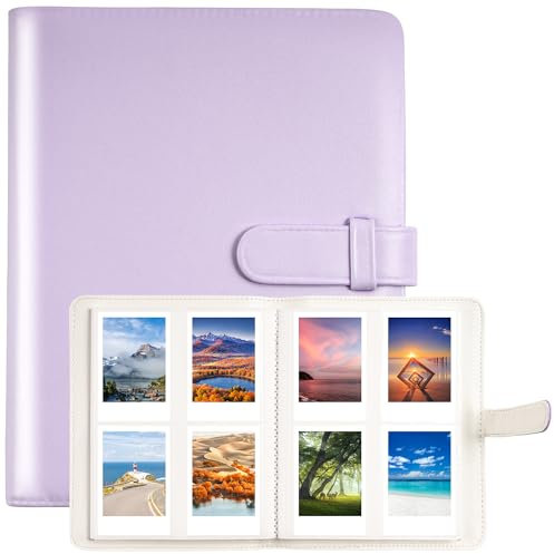 Fotoalbum mit 256 Taschen, Polaroid Fotoalbum Kompatibel mit Instax 3 Zoll Film für Fujifilm Instax Mini 90 9 8 8+ 70 7c 7s 11 50s 7+ 25 Mini LiPlay Mini Link, Polaroid Snap, Kodak Sofortbilddrucker