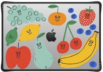 CASETiFY Impact MacBook Pro 16 Zoll (2021 & 2023) Hülle [verbessertes Schutzecken-Design, Belüftungsausschnitte, rutschfester Griff] – Obstsalat