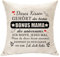 Hasodeo Original Bonus Mama Geschenk - Besten des Universums Kissenbezug - Muttertagsgeschenk Geschenkidee für Geburtstag, Stiefmutter - Dekoration Kissen
