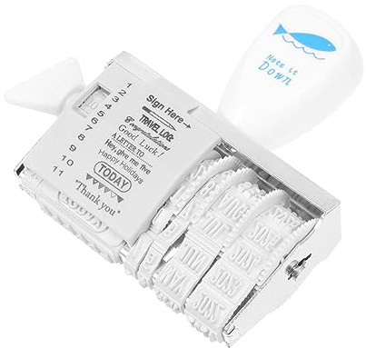 HOODANCOS Portable Date Stamp Diy Roller Knob Stempel Für Scrapbooking Und Geschenkanhänger Praktischer Datumsstempel Für Kreative Projekte Leicht Und Tragbar Für Diy-enthusiasten