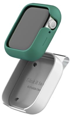 Pebble Golf Palm, custodia in silicone per Apple Watch progettata per il golf, compatibile con Apple Watch Series 7/8/9 45 mm, include una tazza che tiene magneticamente la custodia e si aggancia alla