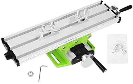 DOITOOL Mini Drill Stand Hand Drill Support Multi-Function Cross Table Work Bench for Milling