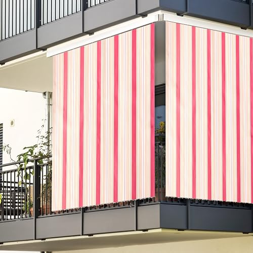 Premium-Sonnensegel für Balkon, Terrasse oder Veranda – Sonnenschutz für den Außenbereich mit Ringen und Haken – hochwertiger Stoff, UV-beständig und wetterfest (XL)