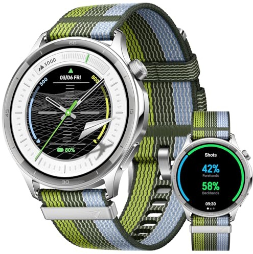 OPPO Watch S Smartwatch ECG Acciaio 10Giorni 3000Nits, Silver Gleam