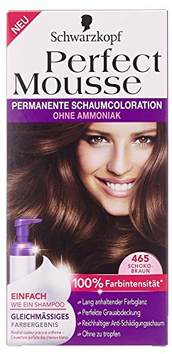 Schwarzkopf Perfect Mousse Permanent Colour Level 3 465 Chocolate Brown