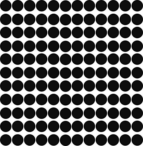 840 Klebepunkte 10 mm (1cm) Punkt selbstklebend glänzend Aufkleber schwarz