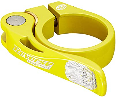 Reverse Long Life Sattelklemme mit Schnellspanner 34.9mm gelb