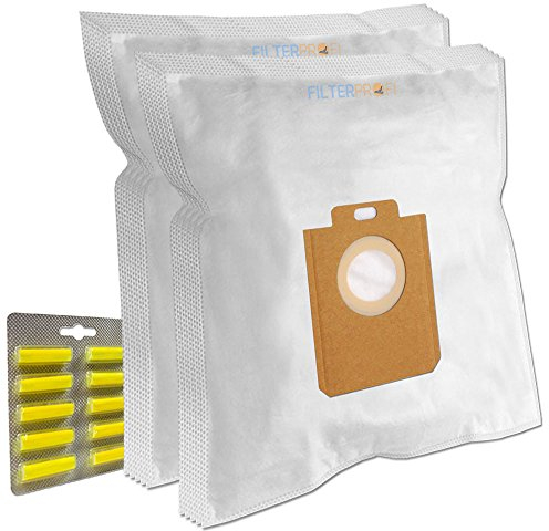TOP SET - 10 Sacs Aspirateur (Microfibre) + 10 Parfums + 1 Filtre Pour Tornado Equipt TOEQ 11+